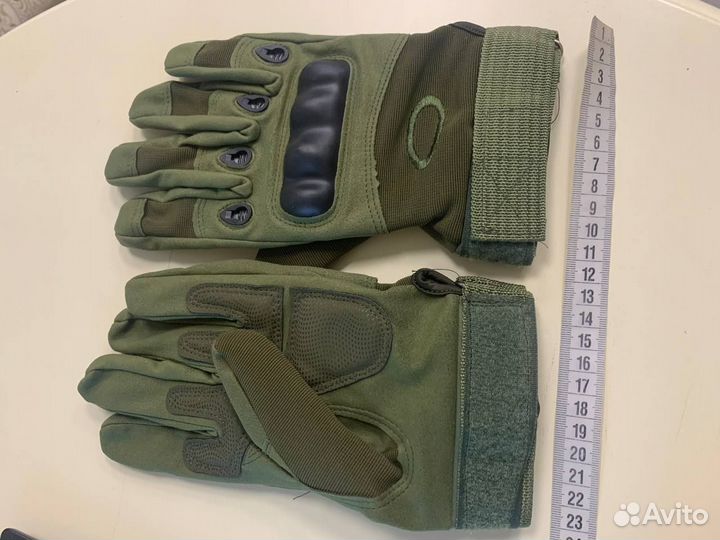 Перчатки защищенные тактические усиленные хаки