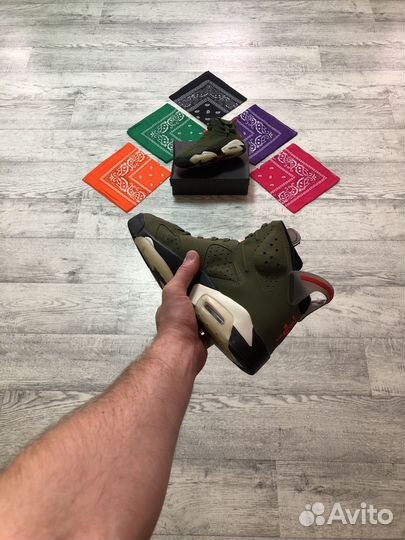 Кроссовки Nike Air Jordan 6 retro travis scott