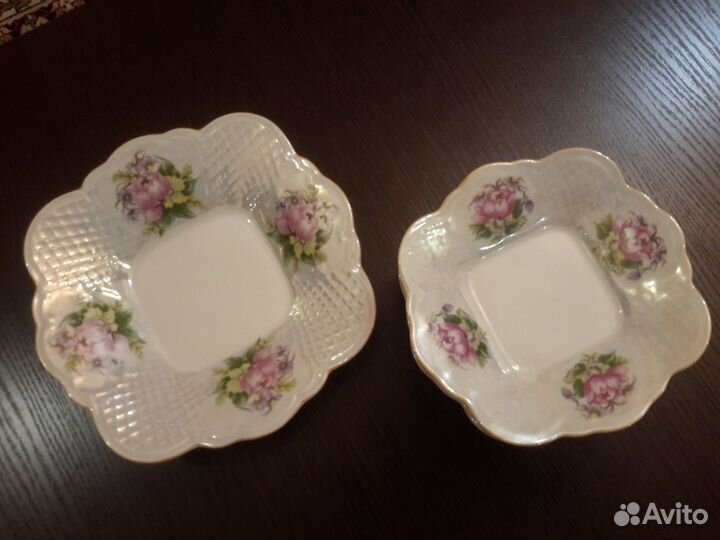 Набор тарелок, фарфор