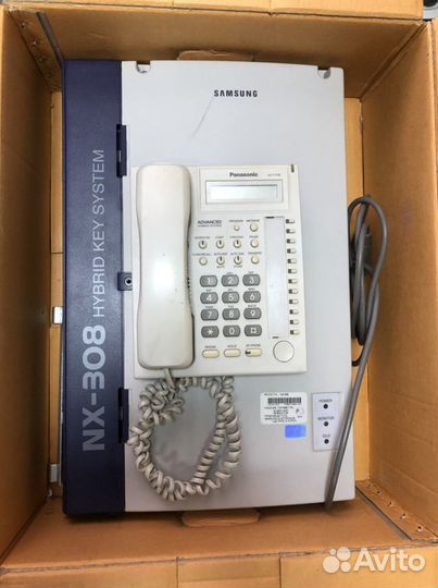 Гибридная атс Samsung NX-308 + телефон