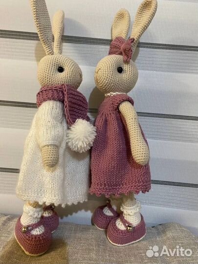 Вязаные зайки