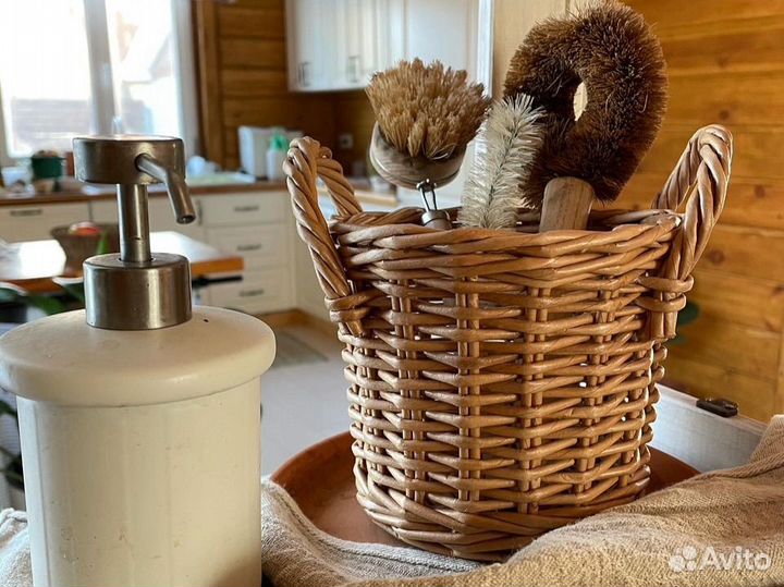 Корзина плетеная в стиле zara home