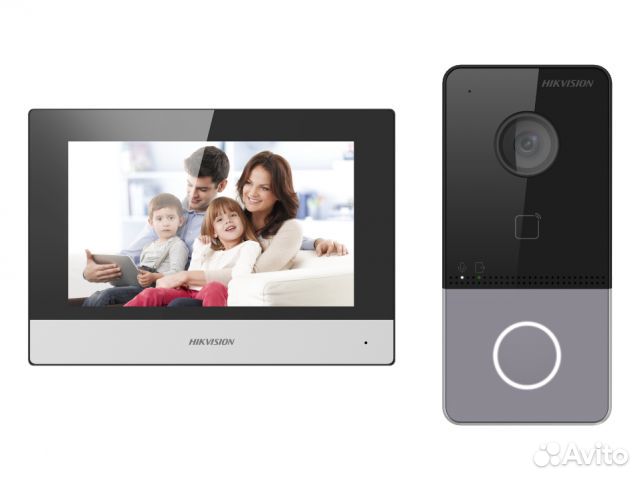 Комплект ip видеодомофона Hikvision