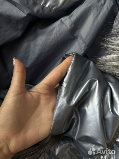 Пуховик С чернобуркой