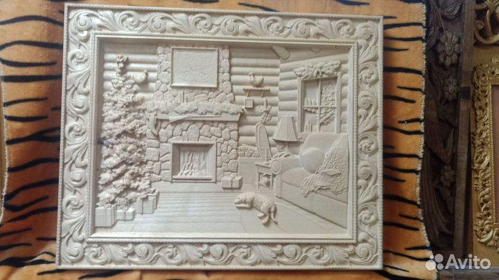 Картина из дерева 