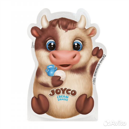 Конфеты драже Джойко Коровка Кремовое 150г