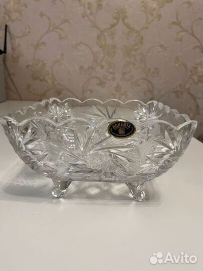 Ваза для фруктов богемия