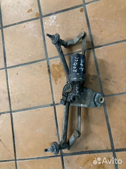 Peugeot 206 трапеция дворников с мотором