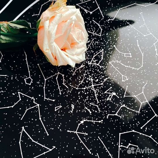 Звёздная карта, карта звёздного неба,годовщина, де