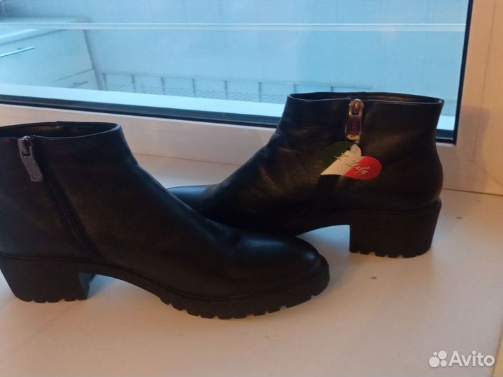 Сапоги женские зимние нат.кожа,р.36