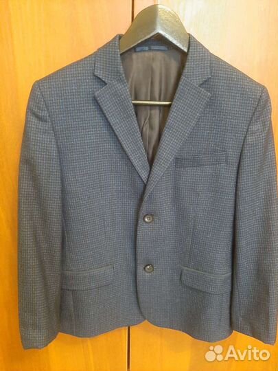 Пиджак школьный для мальчика синий