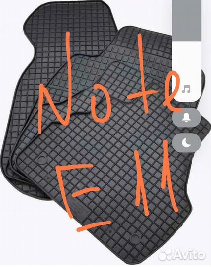 Коврики на Nissan Note