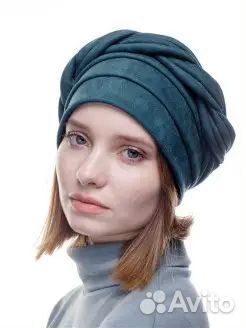 Чалма шапка замшевая