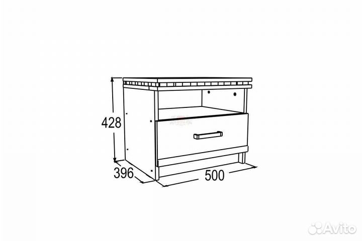 Тумба прикроватная
