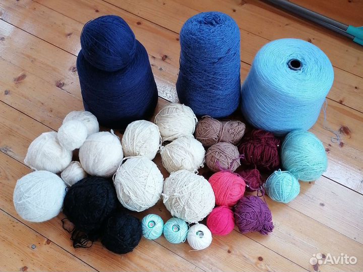 Пряжа нитки для вязания цена за все