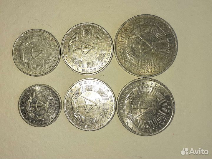 Монеты : марки гдр