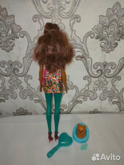 Кукла Барби с собакой