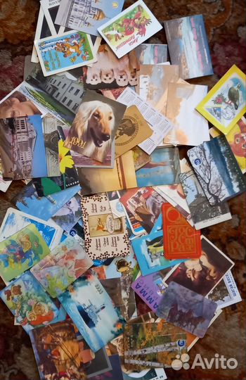 Наборы открыток и карманные календарики СССР