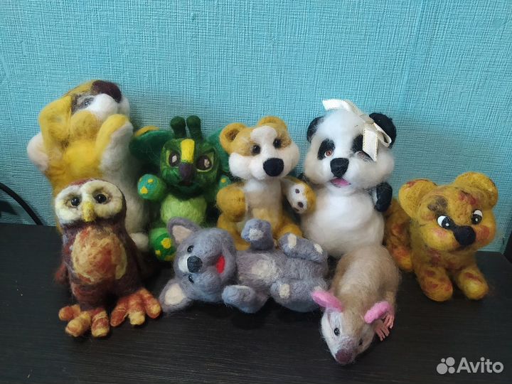 Игрушки из шерсти ручная работа
