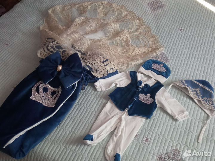 Конверт на выписку для мальчика весна осень