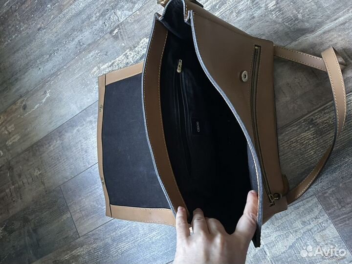 Сумка кожаная ASOS