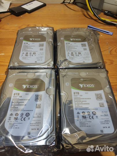 Жёсткий диск 8тб Seagate Exos 7E8