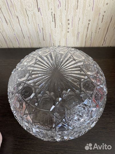 Ваза для фруктов. Хрусталь. 25 см