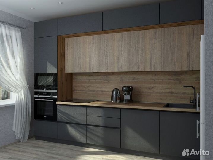 Кухня в потолок на заказ