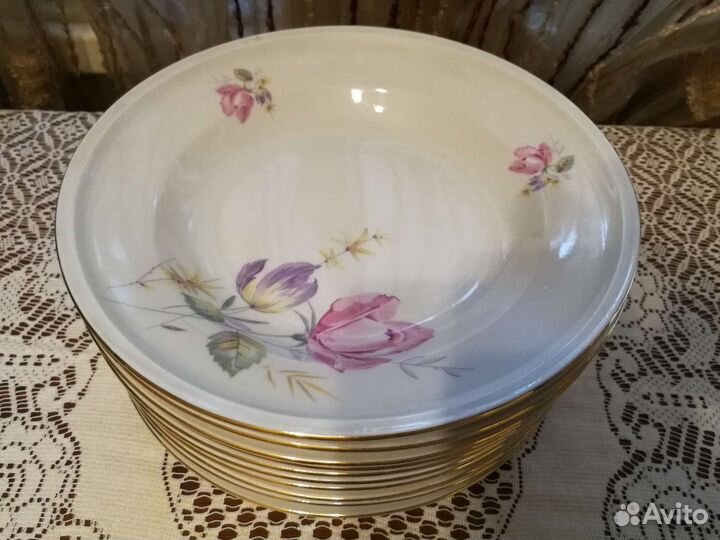 Глубокие суповые тарелки