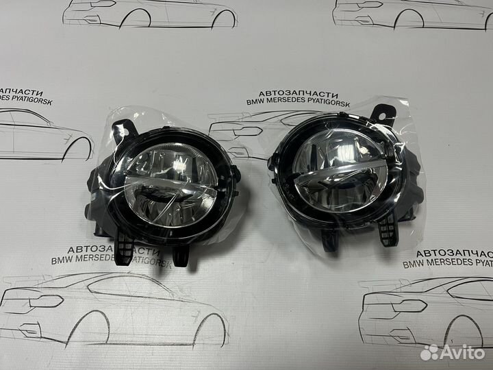 Комплект LED противотуманок BMW F30 рестайлинг