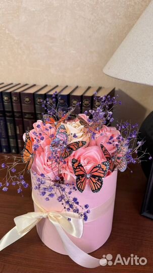 Букеты из атласной ленты на заказ