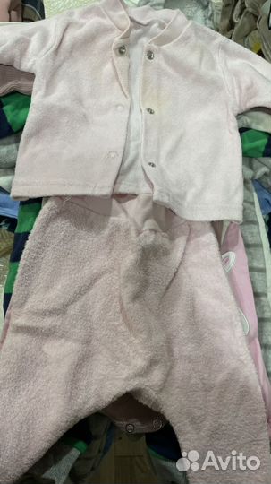 Вещи пакетом на девочку до года