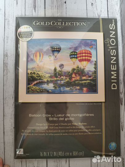 Набор для вышивания крестом dimensions