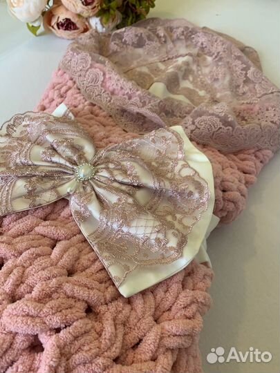 Конверт на выписку новый, плюшевый конверт