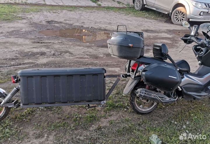 Прицеп к скутеру и мотоциклу