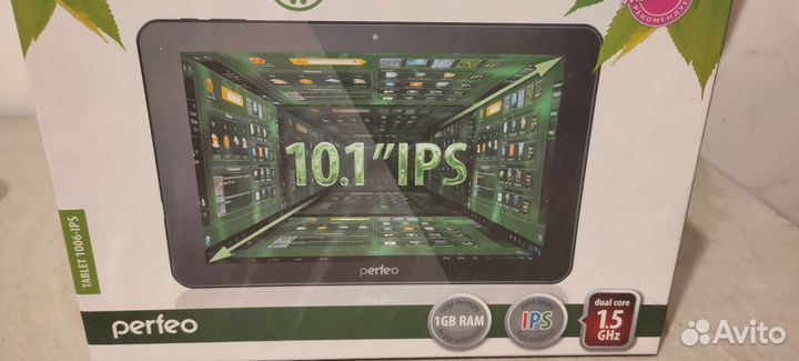 Планшет Perfeo 1006-IPS с чехлом + SD карта 32 гб