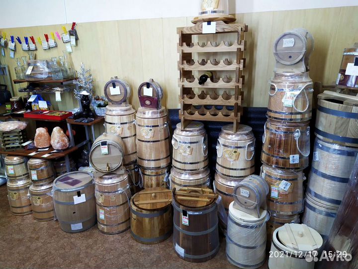 Кадки для засолки Дуб, Липа, Кедр