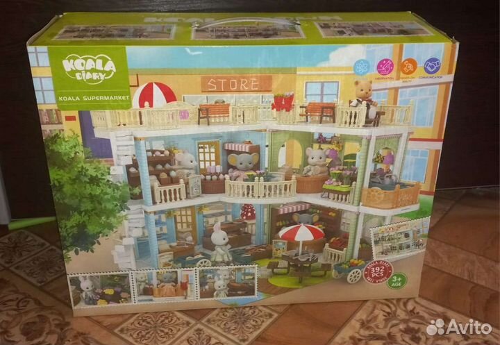 Кукольный домик koala town Торговый центр 392 дет