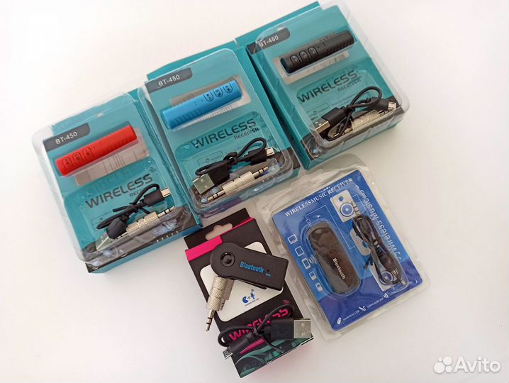 Адаптер Bluetooth AUX в ассортименте