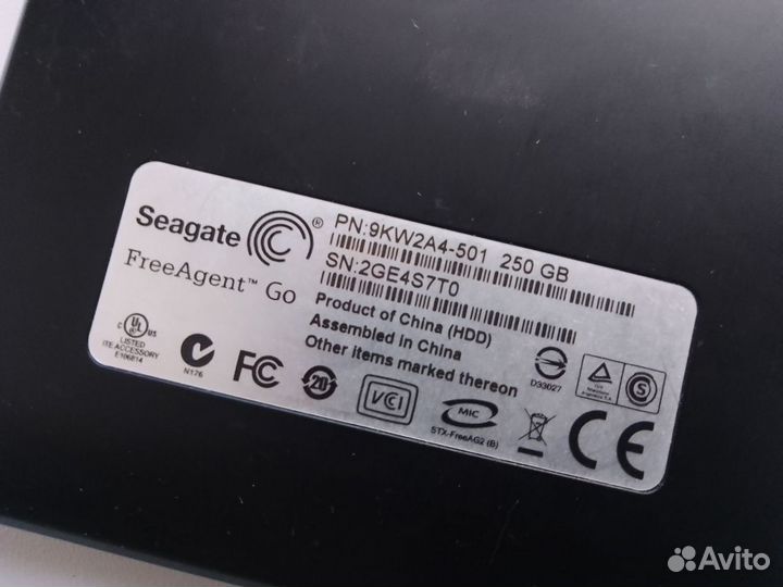 Внешний жёсткий диск Seagate 250 Гб