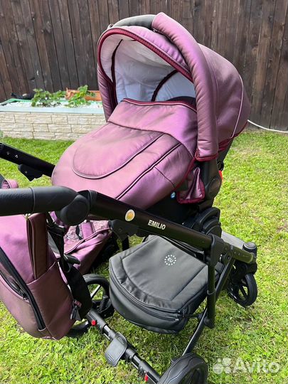 Коляска 3 в 1 Adamex Emilio Deluxe EM 314