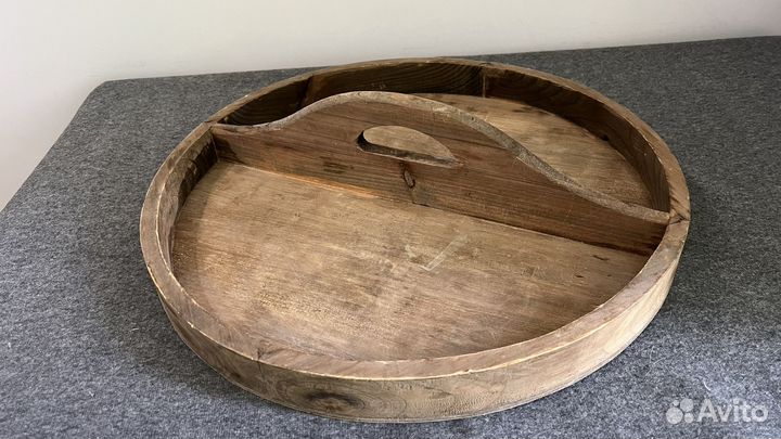 Поднос zara home деревянный 44 см