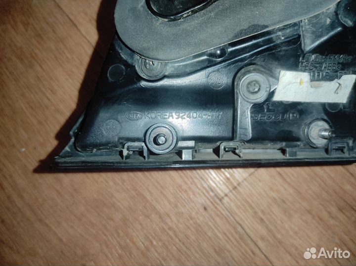 Фонарь в крышку багажника KIA cerato 13-19