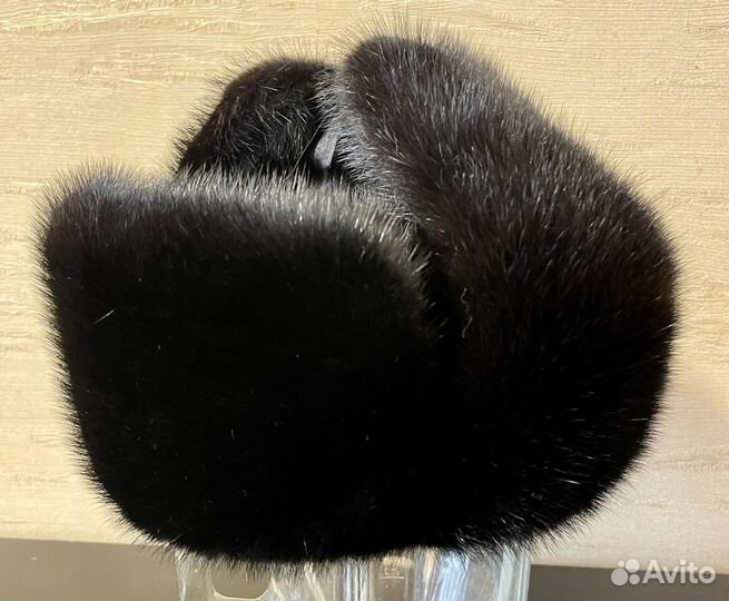 Норковая шапка мужская, 58 размер