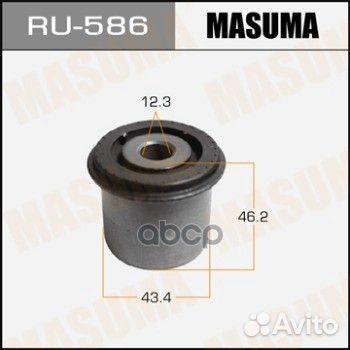 Сайлентблок задн. цапфы RU-586 Masuma