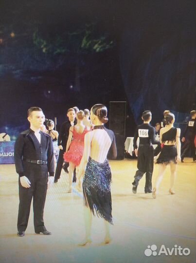 Платье для бальных танцев латина ю2, молодежь