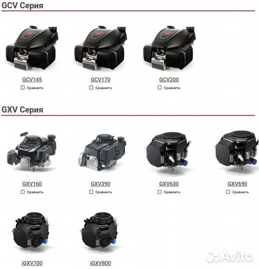 Двигатель бензиновый Honda