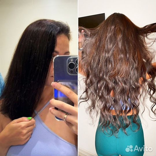 Голливудское наращивание волос