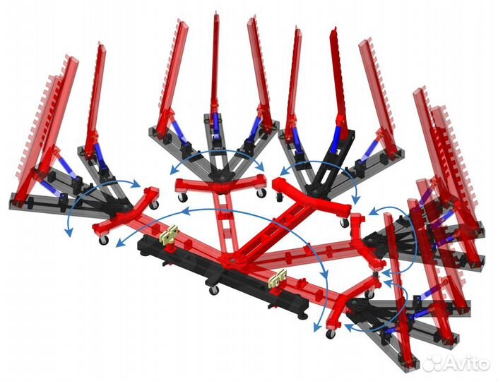 Кузовной стапель для вытягивания кузова