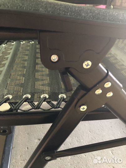 Шезлонг усиленный до 150 кг